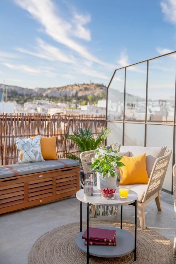 Topfloor Getaway Balcony&Hot Tub+Acropolis View 雅典 外观 照片