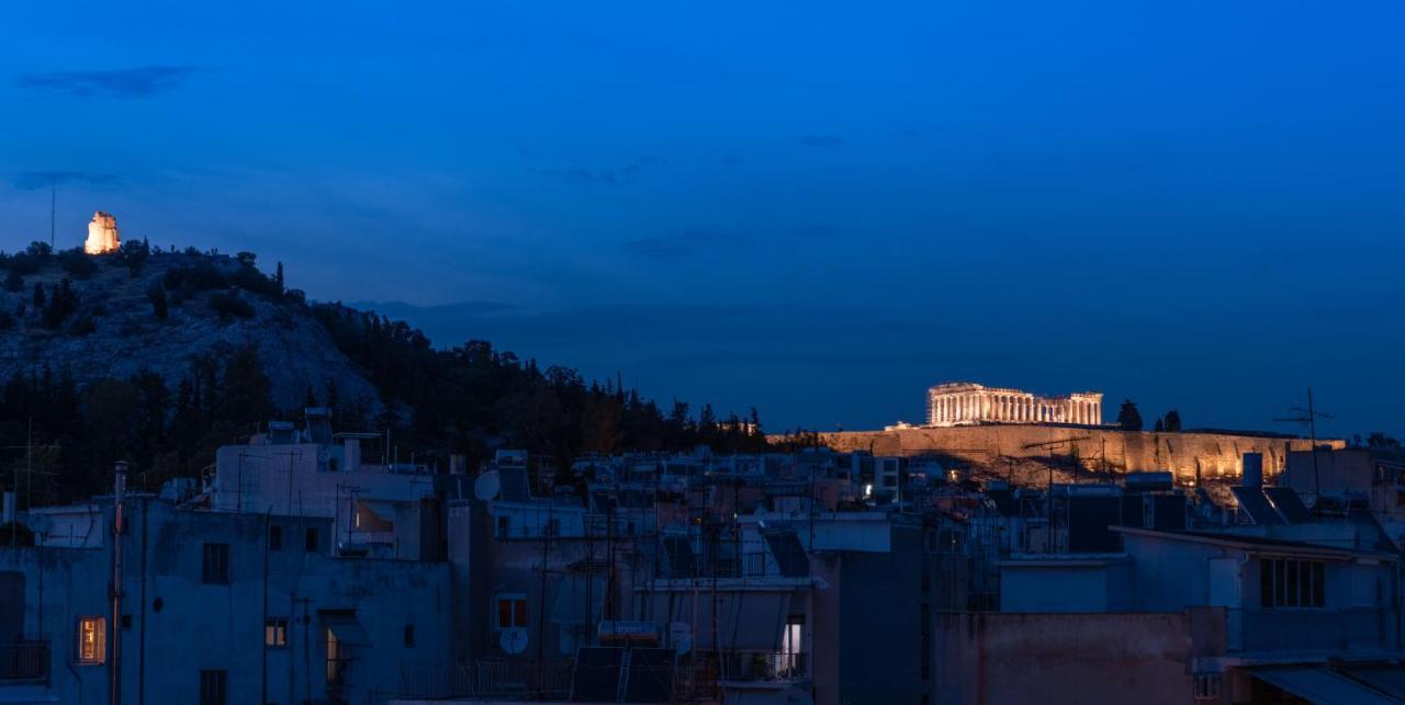 Topfloor Getaway Balcony&Hot Tub+Acropolis View 雅典 外观 照片